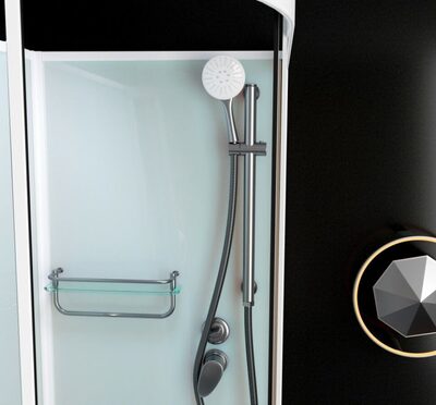 Душевая кабина Frank F411R М White без крыши (вид 1) Душевая кабина Frank F411R М White без крыши (фото, вид 1)