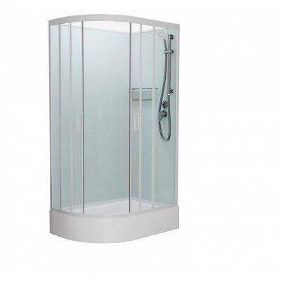 Душевая кабина Frank F412/1 R М White без крыши (вид 1) Душевая кабина Frank F412/1 R М White без крыши (фото, вид 1)