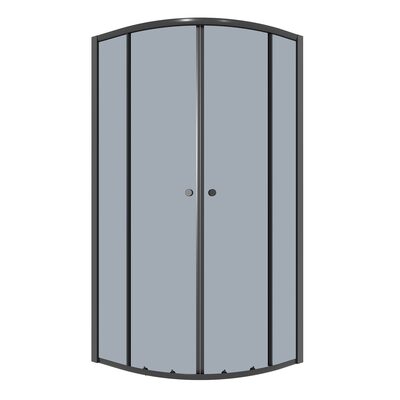 Душевое ограждение Niagara Eco NG-1007-14T (90х90х190) четверть круга,раздвижное,черный,стекло тонированное,1 место (вид 1) Душевое ограждение Niagara Eco NG-1007-14T (90х90х190) четверть круга,раздвижное,черный,стекло тонированное,1 место (фото, вид 1)