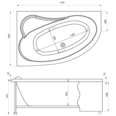  Aquanet Luna 155x100 (,  5)