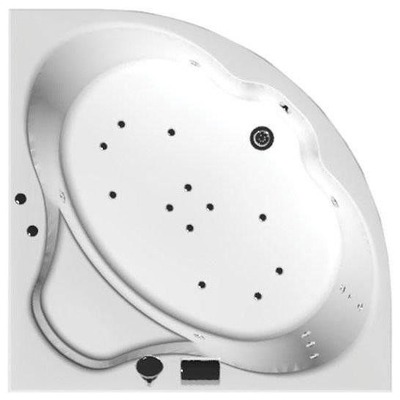 Ванна Aquanet Santiago 160x160 без гидромассажа (вид 1) Ванна Aquanet Santiago 160x160 без гидромассажа (фото, вид 1)