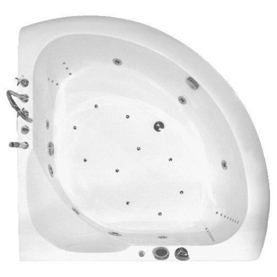 Ванна Aquatika Тема 140x140 3D (вид 2) Ванна Aquatika Тема 140x140 3D (фото, вид 2)