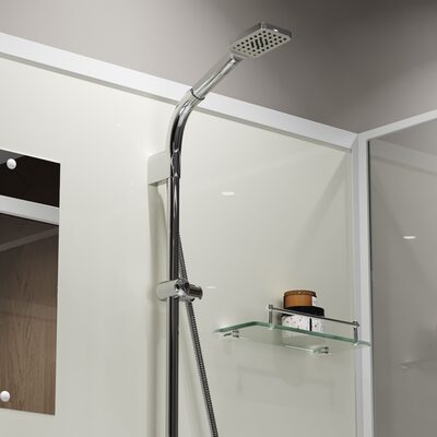 Душевая кабина Niagara Standart ST100/80/15Q/BK (100х80х200) прямоугольник,поддон 15см,распашная,проф.белый,без крыши,3 места (вид 6) Душевая кабина Niagara Standart ST100/80/15Q/BK (100х80х200) прямоугольник,поддон 15см,распашная,проф.белый,без крыши,3 места (фото, вид 6)