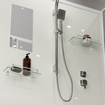 Душевая кабина Niagara Standart ST100/80/15Q/BK (100х80х200) прямоугольник,поддон 15см,распашная,проф.белый,без крыши,3 места (вид 8) Душевая кабина Niagara Standart ST100/80/15Q/BK (100х80х200) прямоугольник,поддон 15см,распашная,проф.белый,без крыши,3 места (фото, вид 8)