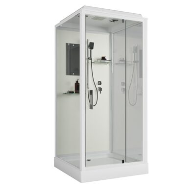 Душевая кабина Niagara Standart ST90/15Q (90х90х215) квадрат,поддон 15см,распашная,проф.белый,3 места (вид 1) Душевая кабина Niagara Standart ST90/15Q (90х90х215) квадрат,поддон 15см,распашная,проф.белый,3 места (фото, вид 1)