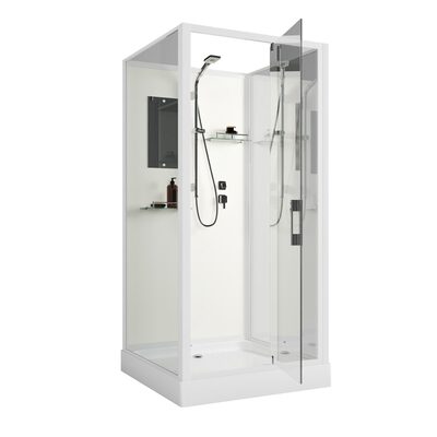 Душевая кабина Niagara Standart ST90/15Q/BK (90х90х200) квадрат,поддон 15см,распашная,проф.белый,без крыши,3 места (вид 2) Душевая кабина Niagara Standart ST90/15Q/BK (90х90х200) квадрат,поддон 15см,распашная,проф.белый,без крыши,3 места (фото, вид 2)