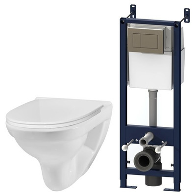 Унитаз с инсталляцией AM.PM Sense IS3741738 Унитаз с инсталляцией AM.PM Sense IS3741738 (фото)