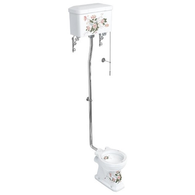 Унитаз Burlington P2D+C5D+T30 CHR Унитаз Burlington P2D+C5D+T30 CHR