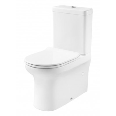 Унитаз напольный Creo Project PR1002 с угловым бачком и сиденьем Унитаз напольный Creo Project PR1002 с угловым бачком и сиденьем