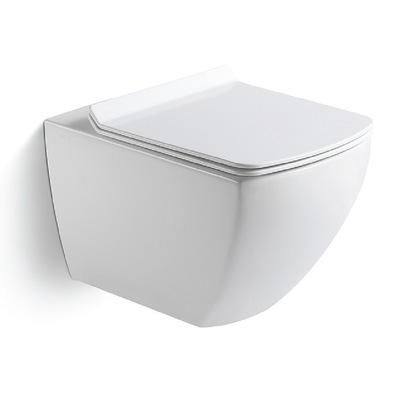   Black&amp;White W-726 Rimless / UF seat cover / Fixing screw