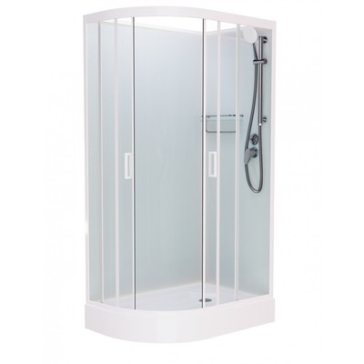 Душевая кабина Frank F412R White правосторонняя низкий поддон б/к Без крыши Душевая кабина Frank F412R White правосторонняя низкий поддон б/к Без крыши (фото)