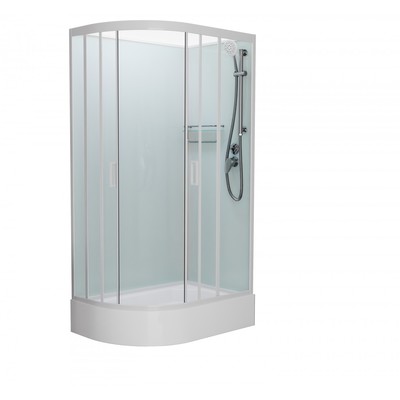 Душевая кабина Frank F412/1R White правосторонняя средний поддон б/к Без крыши Душевая кабина Frank F412/1R White правосторонняя средний поддон б/к Без крыши (фото)