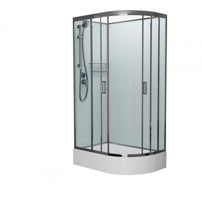 Душевая кабина Frank F412/1L Brilliant левосторонняя средний поддон б/к Без крыши Душевая кабина Frank F412/1L Brilliant левосторонняя средний поддон б/к Без крыши (фото)