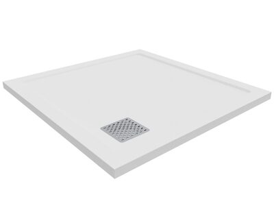 Душевой поддон из литьевого мрамора Taliente PTA-ST-100Wstone текстура Stone 100*100*3см Душевой поддон из литьевого мрамора Taliente PTA-ST-100Wstone текстура Stone 100*100*3см (фото)