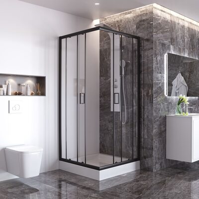 Душевой уголок Taliente TA-10102-1CB 100*100*195см Душевой уголок Taliente TA-10102-1CB 100*100*195см (фото)