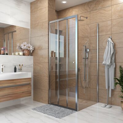 Душевое ограждение Grossman GR-D100-P100 Falcon (100*100*190) прямоугольник, раздвижная дверь из двух частей 2 ме Душевое ограждение Grossman GR-D100-P100 Falcon (100*100*190) прямоугольник, раздвижная дверь из двух частей 2 ме (фото)