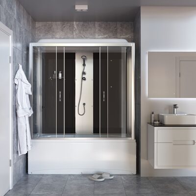 Душевой бокс без гидромассажа Taliente TA-17075G 170*75*215см Душевой бокс без гидромассажа Taliente TA-17075G 170*75*215см (фото)