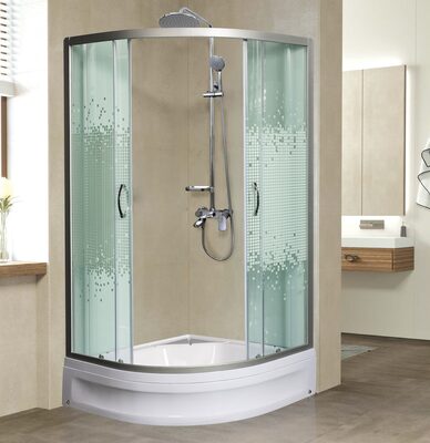 Душевое ограждение Мономах ДУ 70/180 МЗ 700*700*1800 полукруглое Душевое ограждение Мономах ДУ 70/180 МЗ 700*700*1800 полукруглое (фото)