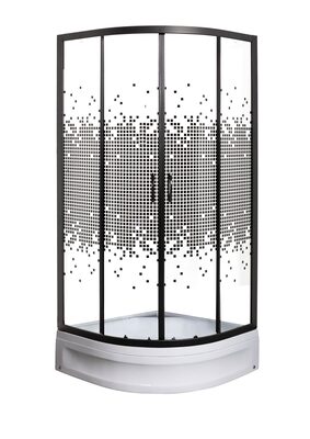 Душевое ограждение без поддона Мономах ДУ 80/180 МЗ BL Душевое ограждение без поддона Мономах ДУ 80/180 МЗ BL (фото)