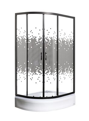 Душевое ограждение без поддона Мономах ДУ 90/70/180 МЗ BL L/R Душевое ограждение без поддона Мономах ДУ 90/70/180 МЗ BL L/R (фото)