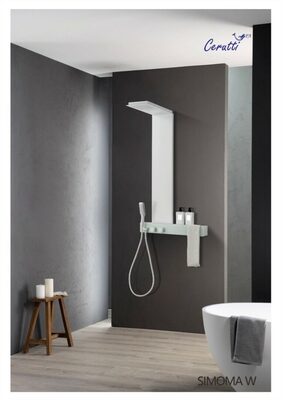 Душевая панель Cerutti SPA SIMONA W CT9661 Душевая панель Cerutti SPA SIMONA W CT9661 (фото)