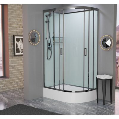 Душевая кабина Frank F412/1L М Brilliant без крыши Душевая кабина Frank F412/1L М Brilliant без крыши (фото)