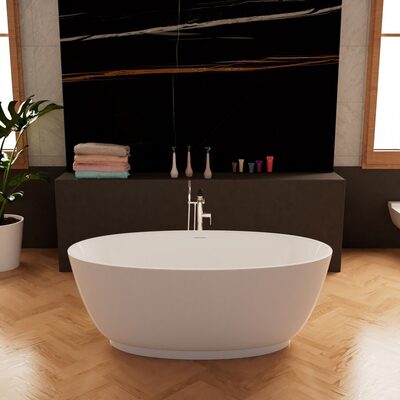 Отдельностоящая ванна Frank F6016 White Отдельностоящая ванна Frank F6016 White (фото)