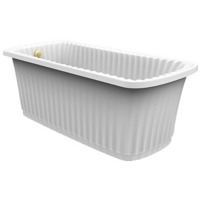 Ванна Migliore OLIVIA 174x80 panello красная фурнитура золото Ванна Migliore OLIVIA 174x80 panello красная фурнитура золото (фото)