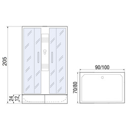 QUADRO / 100/80/24 MT    