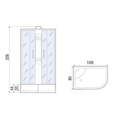 NARA / XL 100/80/44 MT R    